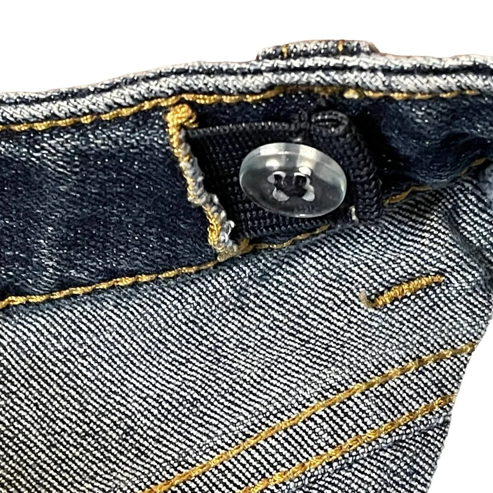 Old Navy Adjustable Side Band Bermuda Short Kids Boy 14‎ Stretch Mid-Rise Denim